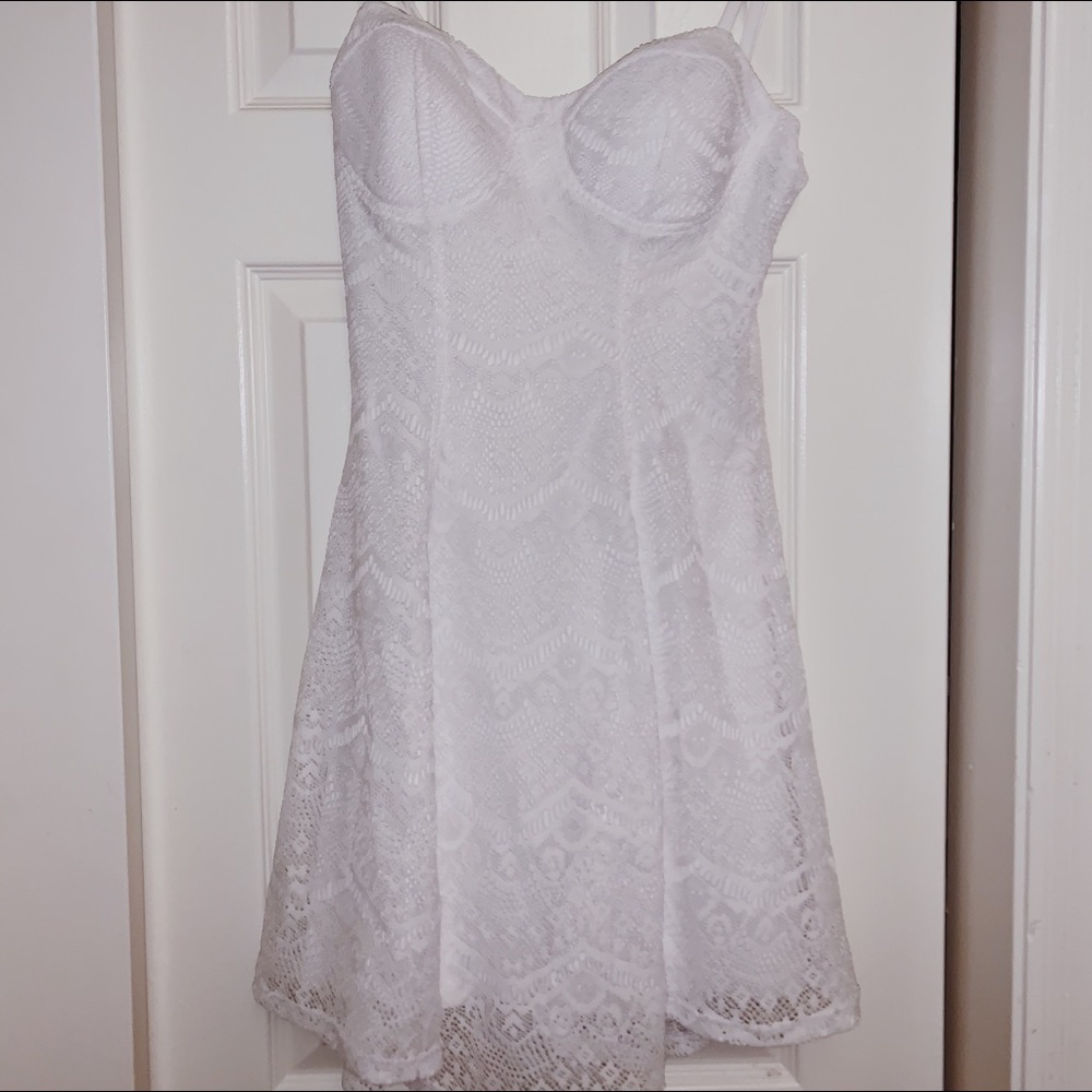 Material girl white lace dress